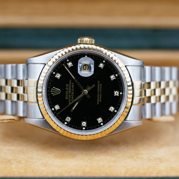 Rolex 16233 Black Diamond DATEJUST 36mm 1991
